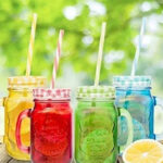 Glass Mason Jar small Colour 250 ml (set of 6) WG-19030