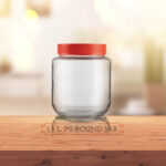 Glass Storage Jar Round 1500 ml