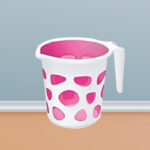 Plastic Mug 1000 ml Pink Milton Duplex (1L)