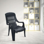 Nilkamal Mid Back Chair with Arm WEEKENDER | Chair for Living Room, Bed Room, Kitchen, Office Room, Outdoor|100% PolyPropylene Stackable Chair