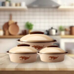 Milton – Crisp Jr Dlx 3pc Casserole Set