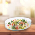 Oval Glass Microwavable Baking Dish / Borosil