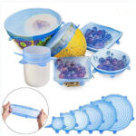 Silicon Stretchable Lids (set of 6)