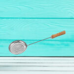 Stainless Steel 8″ Wood Handle Bundi Jhara No.8/ Paar Pm (P-107)