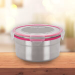 Steel Lock, SL-1402, Airtight Storage/Food Lock Steel Container, 1000ml