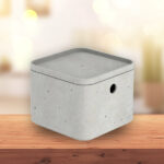 Storage Box with Lid XS Curver Beton