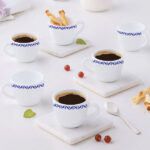 Larah by Borosil Jazzblue Cup Set
