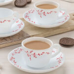 Larah by Borosil Vintage Cup n Saucer Set