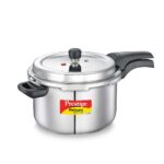 Prestige 2.0 Litres Deluxe Alpha Svachh Induction Base Outer Lid Stainless Steel Pressure Cooker |