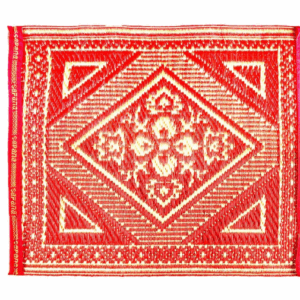 Sapana Mats Set Off 6 for Home Multipurpose Reversible Rectangular Plastic Mat for Floor, Travel, Outdoor, Indoor,Puja Aasan,Mandir (15x15 cm)