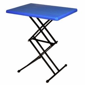 Taurus Scissor Multi-Purpose Foldable,Plastic Table, Height Adjustable, Portable. for Study, Office, Work from Home, School, Living, Laptop, Bed, Indoor & Outdoor.